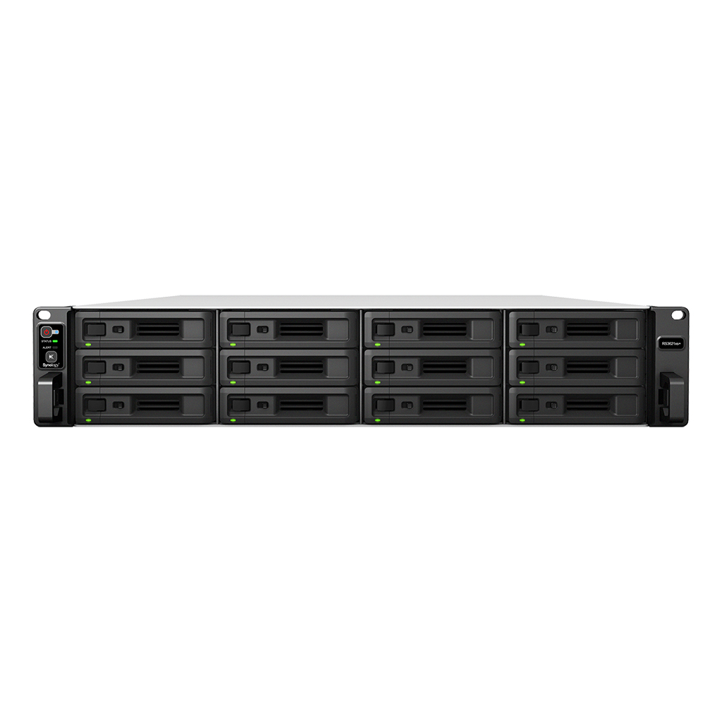 03250254bce1edf52a34c5f08a63d14b.jpg SYNOLOGY - SERVIDOR RackStation RS3621xs+ Intel Xeon D-1541 2.1Ghz 8GB DDR4 ECC UDIMM - Imagem 1