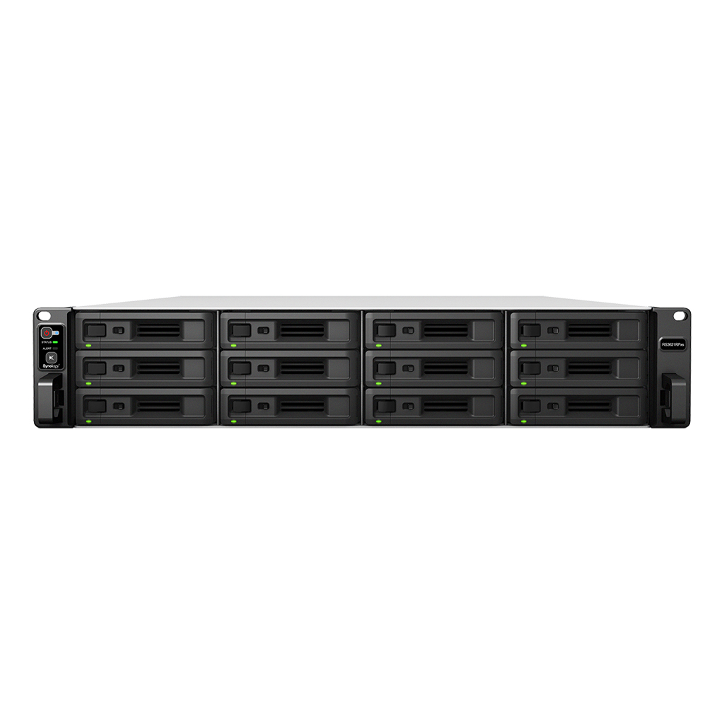 1979ca15e4f32d90a9ad6e2bfa22d303.jpg SYNOLOGY - SERVIDOR RackStation RS3618xs Intel Xeon D-1521 2.4Ghz 8 GB DDR4 ECC UDIMM - Imagem 1