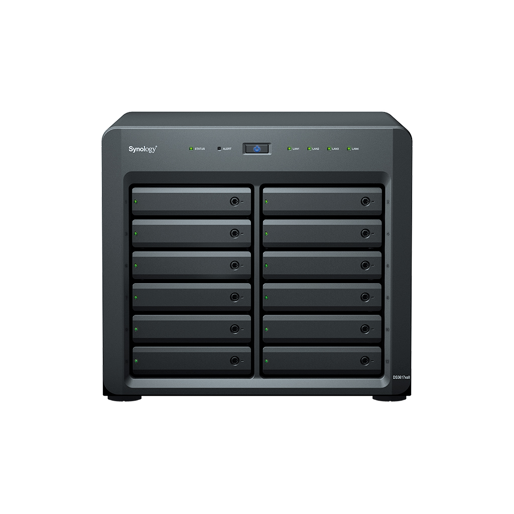 777d60972a4368eeb18c48232581345f.jpg SYNOLOGY - SERVIDOR DiskStation DS3617xsII (Intel Xeon D-1527 2.2Ghz 16GB DDR4 ) - Imagem 1