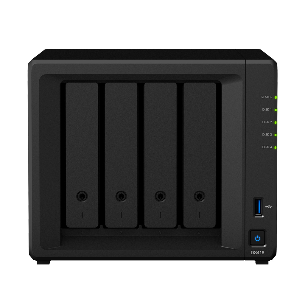 90e3b1924269f231d3364e8fa2debf6a.jpg SYNOLOGY - SERVIDOR DiskStation DS418 1.4Ghz 2 GB DDR4 não-ECC - Imagem 1