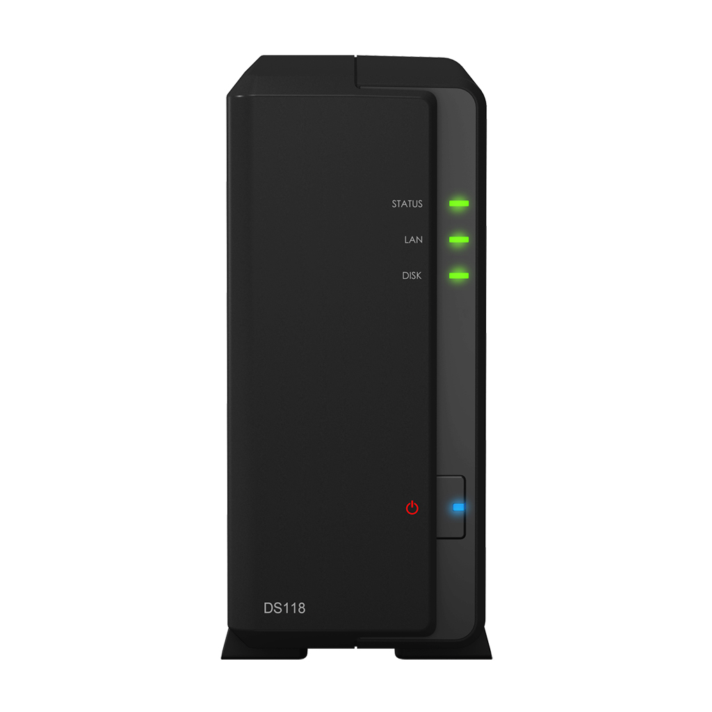 99e1c0a5db0d3d662b7c6fbcbba98674.jpg SYNOLOGY - SERVIDOR DiskStation DS118 Realtek RTD1296 1.4Ghz 1Gb DDR4 - Imagem 1