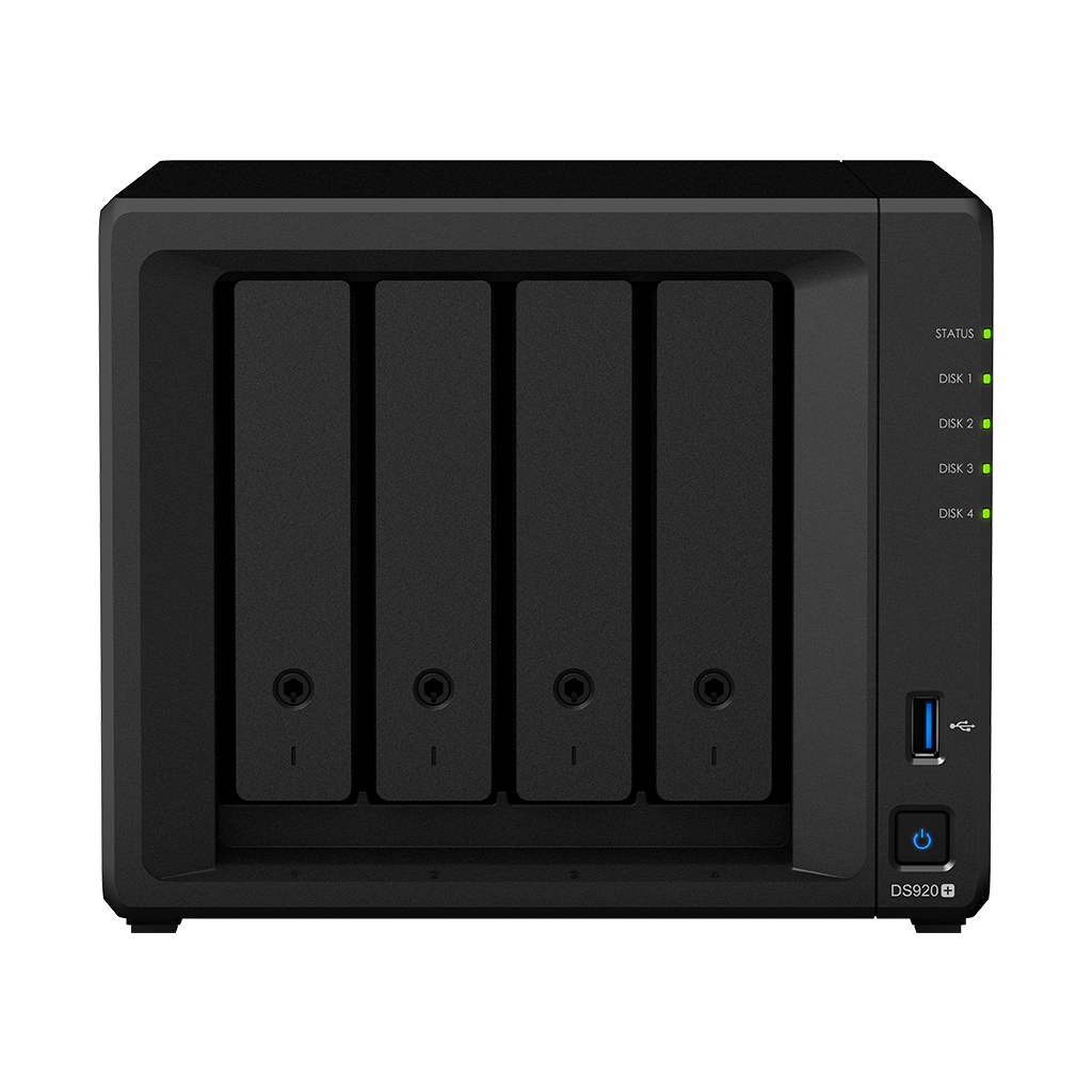 f4efe4390dbf9dc858181dbad1a1ad14.jpg SYNOLOGY - SERVIDOR DiskStation DS920 Intel Celeron J4125 2.0Ghz 4GB DDR4 - Imagem 1