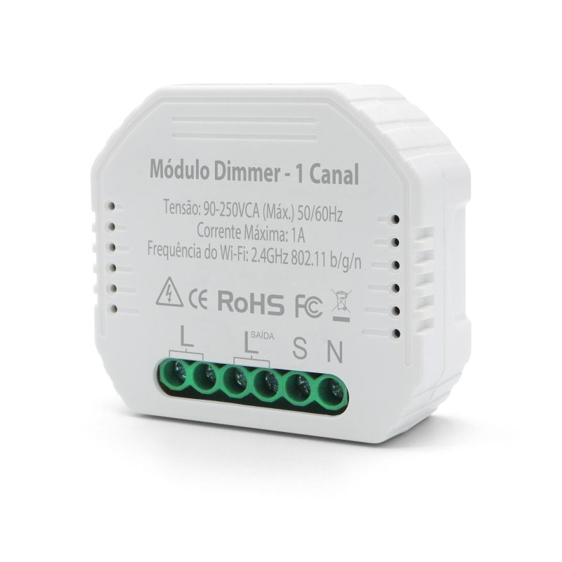 28666bcea7ee981e39cd75b4f614bac3.jpg HI GEONAV MODULO DIMMER 10A AC 90-250V 1 CANAL - Imagem 1